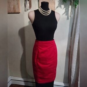 Vtg Red Women's Skirt